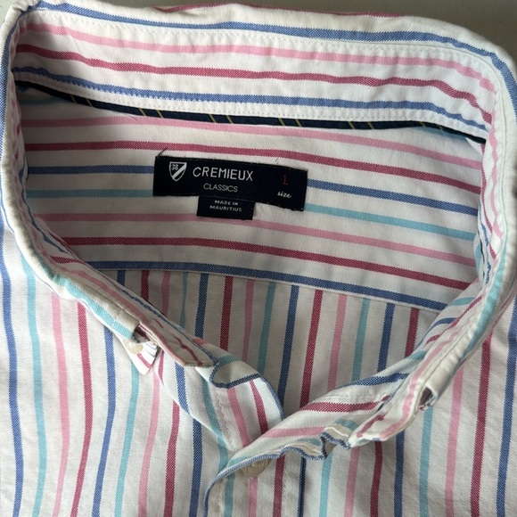 Cremieux Classics pastel long sleeve pocket button down - Picture 4 of 11